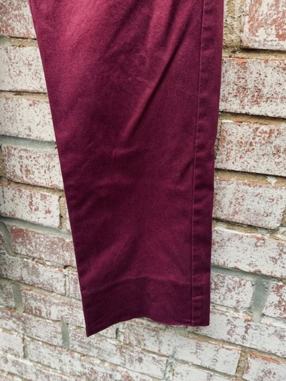 Lands' End Wine color pants size 8 - Picture 5 of 10